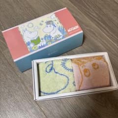 무민 자카드 핸드 타월 세트 일본 생명