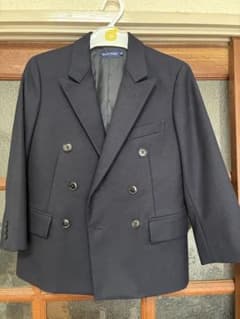 Ralph Lauren ネイビー ダブルブレストジャケット 120のサムネイル