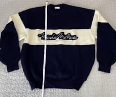 MEN'S MELROSE クルーネック ニット バイカラーのサムネイル