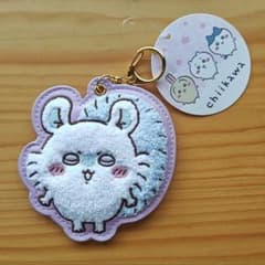 ちいかわ もこもこサガラ刺繍キーホルダー モモンガのサムネイル