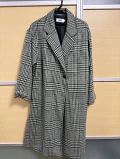 ⭐️美品⭐️AZUL BY MOUSSY チェック柄ロングコート Sサイズ - メルカリ