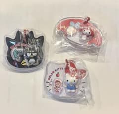 サンリオキャラクターズ パッケージチャーム　キティ　マイメロ　バツ丸のサムネイル