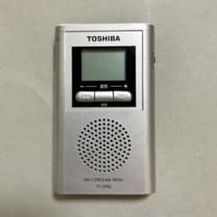 TOSHIBA ポケットラジオ（AM/FM）TY-SPR2 本体
