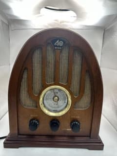 朝日放送 40周年記念 AM/ワイドFM 対応 ラジオ レトロ 【動作良好