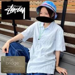 オールドステューシー　stussy 激レア90s USA製半袖シャツ一点物古着. オールドステューシー STUSSY USA製 超希少OLD STUSSY激レアmade N4