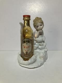 【未開栓・古酒特級】Grant’s グランツ ミニボトル＆天使陶器ホルダーのサムネイル