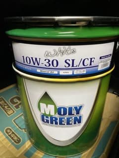 MOLY GREEN White 10W-30 SL/CF 鉱物油 MOLY GREEN White 10W-30 SL/CF 鉱物油 - メルカリ