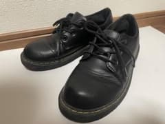 ブラックレザー厚底シューズ　Mサイズのサムネイル
