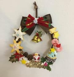 ミカエル様 専用スイーツデコ クリスマスリースキットのサムネイル