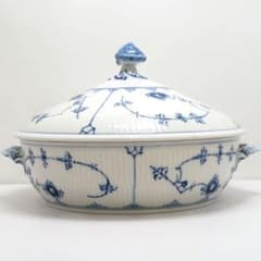 Y3223-3 ロイヤルコペンハーゲン ブルーフルーテッド スープチューリン　L Y3223-3 ロイヤルコペンハーゲン ブルーフルーテッド スープチューリン