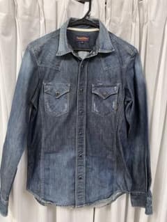 Purple&Yellow デニムシャツ 長袖 メンズ Mのサムネイル