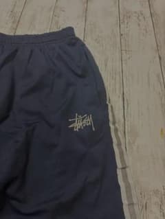 Stüssy トラックパンツ ネイビー サイドライン USA製 - メルカリ