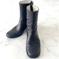 美品 tsumori chisato WALK ミドルブーツ レザー ブラック黒のサムネイル