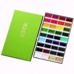 新品☆呉竹 絵てがみ　顔彩耽美36色セット【送料込】のサムネイル