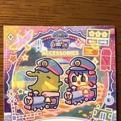 たまステッカー　たまごっちストア限定　ユメカワきかんしゃ　しゃしょうぼうのサムネイル
