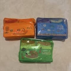 つぶらな瞳のキャラクターソックス 5足セット 3種のサムネイル
