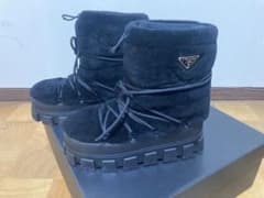 PRADA スノーブーツ メンズ シープファーのサムネイル