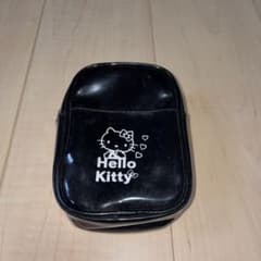 Hello Kitty ブラック エナメル　ポーチ 小物入れのサムネイル