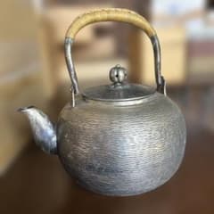 銀製湯沸かし 茶道具 - メルカリ
