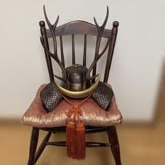 美術工芸 戦国武将 山中鹿之介幸盛 兜 鹿角半月 鉄製 骨董品 - メルカリ