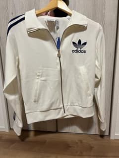 adidas ジップアップジャージ M ホワイトのサムネイル