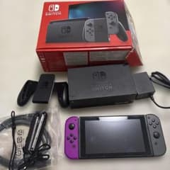 Nintendo Switch 本体 (ニンテンドースイッチ) グレー - メルカリ