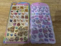 正規品！なっとうちゃんうるちゅる　サンリオコットンシールのサムネイル