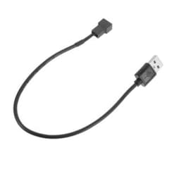 USBオス to 4Pin CPUファン電源ケーブル 0.5m L10040のサムネイル