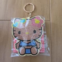 ハローキティ ラインストーンデコキーホルダー