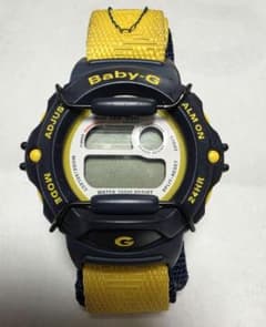 CASIO Baby-G デジタル腕時計 ネイビー×イエローのサムネイル