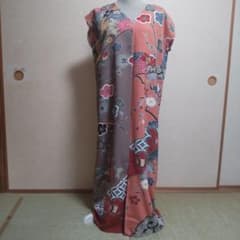 正絹 紅型 振袖 着物リメイク ロングドレス 正絹 紅型 振袖 着物リメイク ロングドレス | Mercari