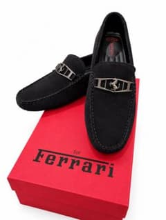 TOD'S for Ferrari ローファー ブラックのサムネイル