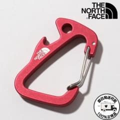 韓国限定 ノースフェイス カナビラ RED L アウトドア キャンプ 登山 釣りのサムネイル