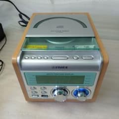 CD　CLOCK RADIO プレイヤー　ラジオ　時計　ジャンク品　未清掃