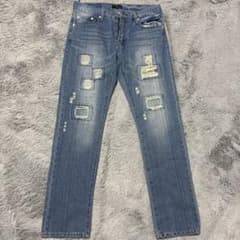 ZIP FIVE ダメージ加工 ストレートジーンズのサムネイル