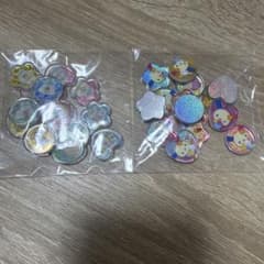 ウサハナ んぽちゃむ おはじきシール 2点セットのサムネイル