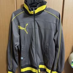 PUMA トラックジャケット ブラウン×イエローのサムネイル