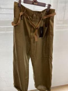 新品未使用 ベルト付きリネンパンツ 4Lのサムネイル