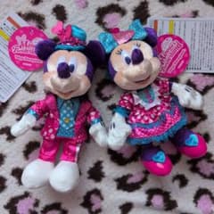 ミニーのファンダーランド ぬいぐるみバッジ ミッキーミニー
