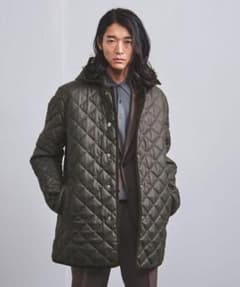 別注】＜MACKINTOSH＞スタッドボタン キルティング フーデッドコート
