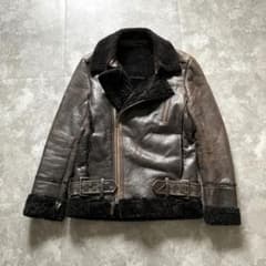 ACANTHUS mouton double riders 11AW ラムレザー ACANTHUS mouton double riders 11AW ラムレザー - メルカリ