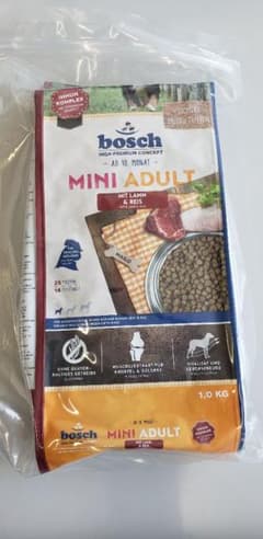 boschボッシュ ドッグフード ハイプレミアムミニアダルトラム&ライス(小粒)のサムネイル