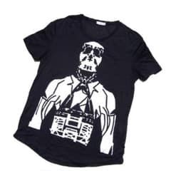04SS ディオールオム ロボット Tシャツ 4EH3064005 ストリップ期