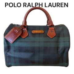 Polo Ralph Lauren チェック柄 ミニボストン - メルカリ