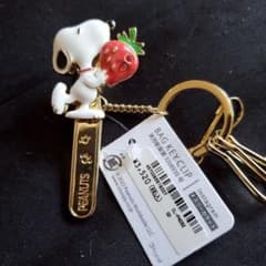 スヌーピー⭐バッグキークリップ／鍵キーホルダー・PEANUTS SNOOPYのサムネイル