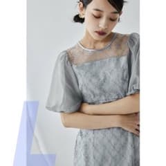 10☆新品タグ付き☆ドリードール ダイヤレースマーメイドドレス L