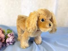 ドイツ シュタイフ ヴィンテージ 犬 ぬいぐるみ スパニエル タグ有り 首輪付き ドイツ シュタイフ ヴィンテージ 犬 ぬいぐるみ スパニエル タグ有り