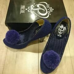 【大Sale❗】プールサイド パンプス パープルのサムネイル