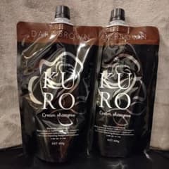 VALANROSE KURO Cream shampoo 400g 2本 セット - メルカリ