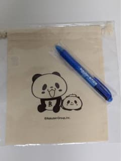 楽天パンダ 巾着袋 ボールペン セットのサムネイル